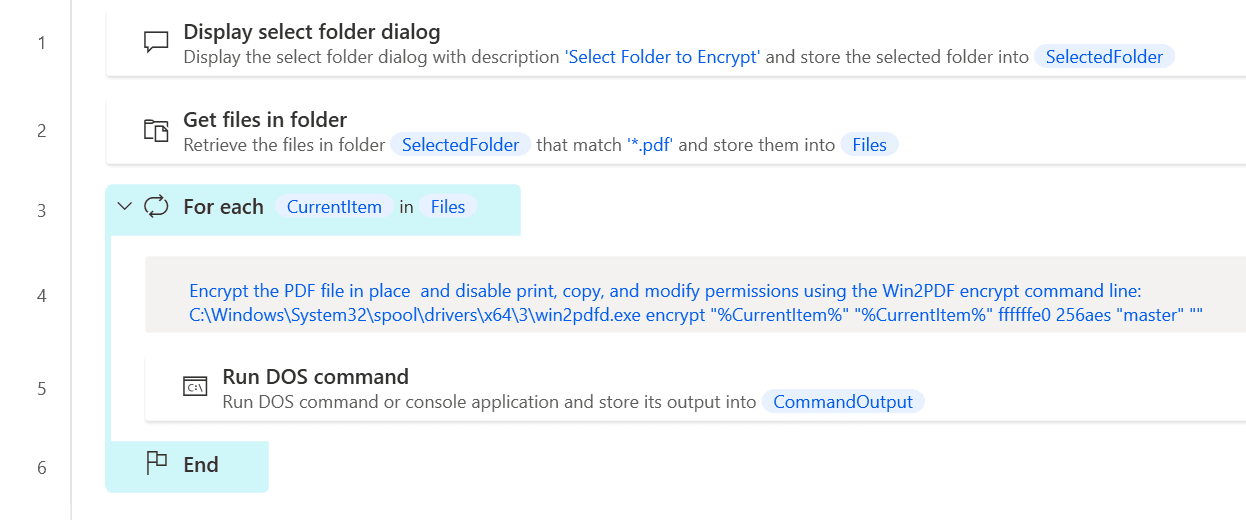 power-automate-desktop-encrypt-pdf-folder-flow